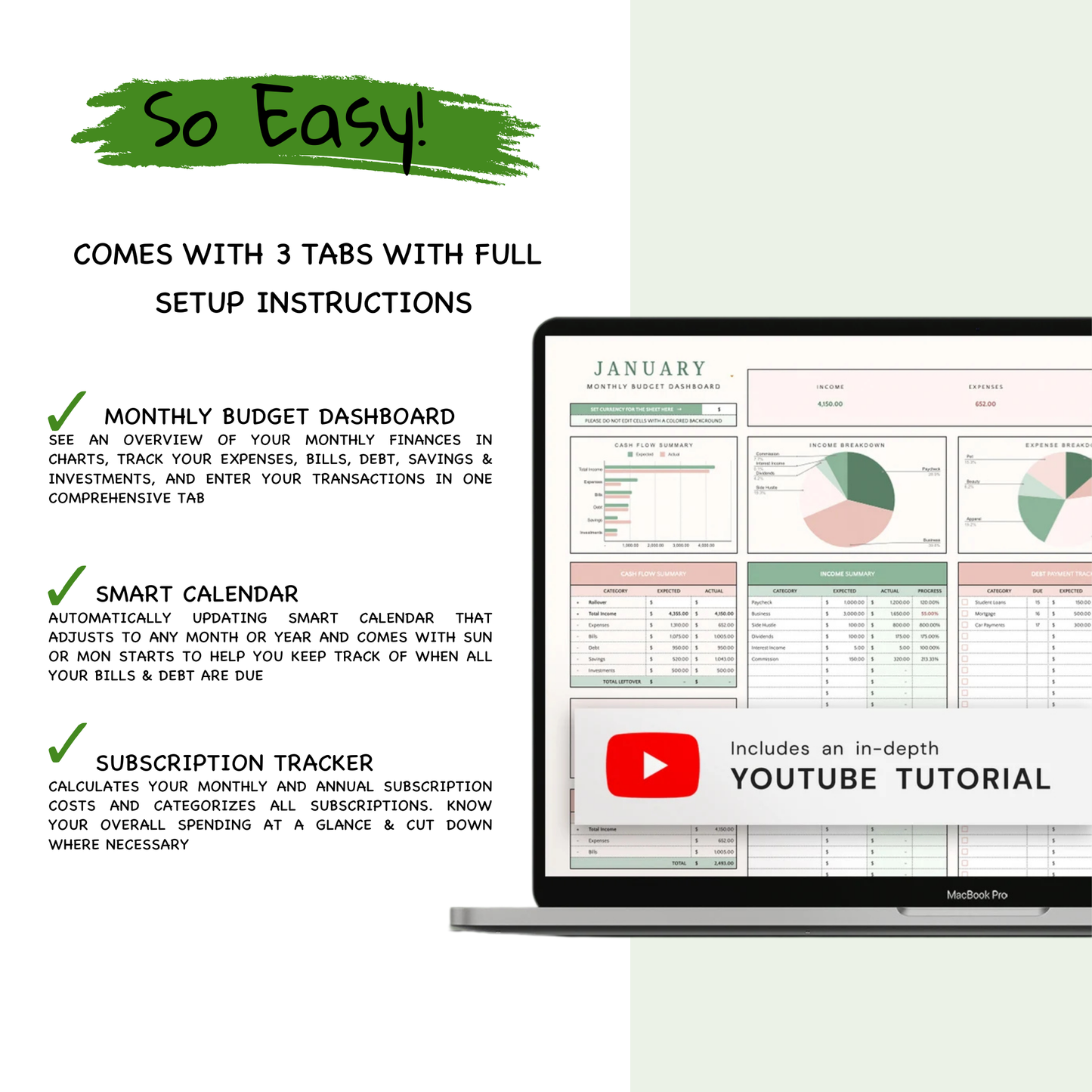 Monthly Budget Sheet