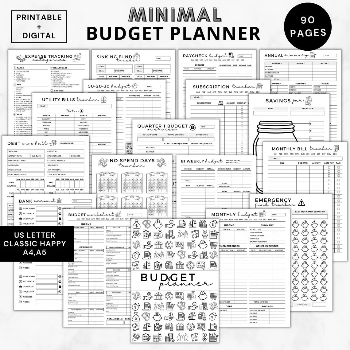 Printable Finance Planner