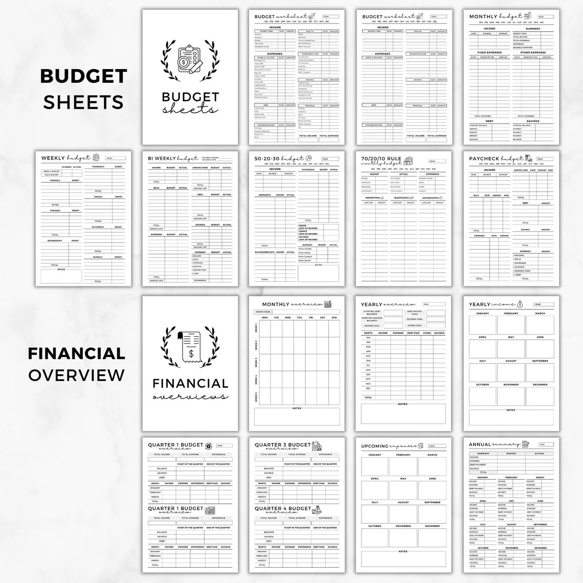 Printable Finance Planner